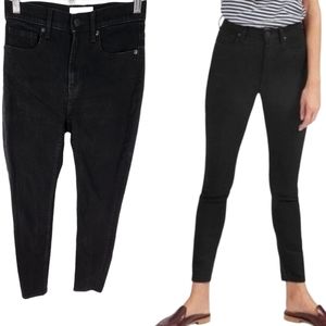 Everlane High Rise Skinny Ankle Jean Washed Black 25